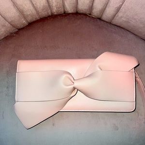 Pink bow purse-wallet